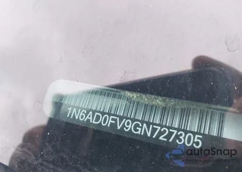 2016 Nissan Frontier Sv из США, поврежденный, VIN 1N6AD0FV9GN727305